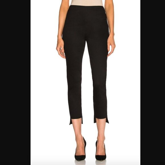 Frame Black Noir High Pencil Cropped Step Hem Pants 2 - Picture 5 of 12